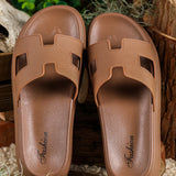 Orthopedic Platform Slide Sandals