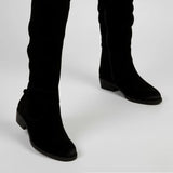 Knee-High Suede Orthopedic Boots