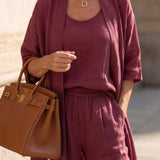 Three-Piece Relaxed Pant Set