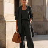 Three-Piece Relaxed Pant Set