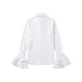 Ruffle Bow Corset Blouse