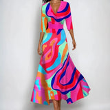 Floral Wrap Maxi Dress
