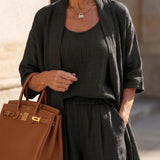 Three-Piece Relaxed Pant Set