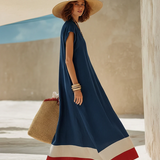 Navy Blue Maxi Dress
