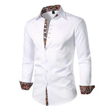 Paisley Accent Button-Up Shirt
