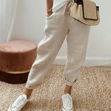 Relaxed Casual Drawstring Pants