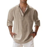 Relaxed Fit Henley Shirt