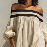 Color-Blocked Maxi Dress