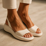 Minimalist Open-Toe Slingback Sandals