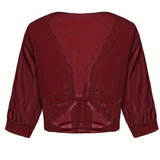 Sheer Tie-Front Cardigan