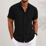 Men's Short Sleeve Button Up Shirt