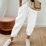 Relaxed Casual Drawstring Pants