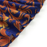 Floral Paisley Print Satin Shirt