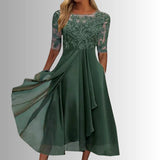 Women's Floral Overlay Dress