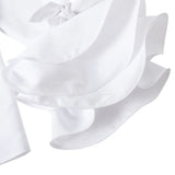 Ruffle Bow Corset Blouse