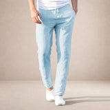 Men's Elastic Waist Regular Fit Trousers