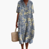 Floral Oversized Midi Dress