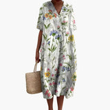 Floral Oversized Midi Dress