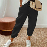 Relaxed Casual Drawstring Pants