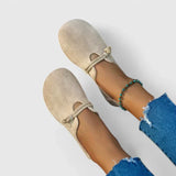 Rope Tie Flat Loafer