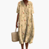 Floral Oversized Midi Dress