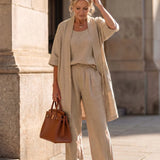 Three-Piece Relaxed Pant Set