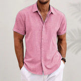 Men's Short Sleeve Button Up Shirt