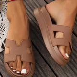 Orthopedic Platform Slide Sandals