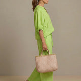 Zip-Front Wide-Leg Set