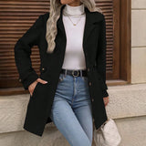 Women's Belted Tailored Trench Coat