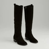 Knee-High Suede Orthopedic Boots