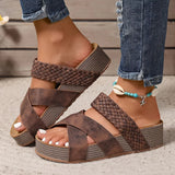 Orthopedic Leather Slide Sandals