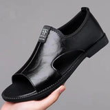 Open-Toe Slip-On Sandals