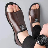 Open-Toe Slip-On Sandals