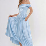 A-Line Ankle Length Cap Sleeve Bridesmaid Dress