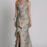 Mermaid Floor Length Mother of the Bride Dress
