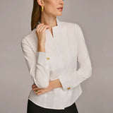 Notch Collar Button Down
