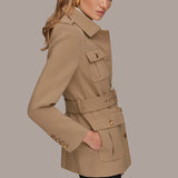 Belted Military Blazer