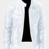 Casual Stand Collar Zip-Up Jacket