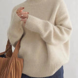 High Collar Knit Turtleneck