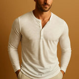 Men's Henley Long Sleeve Shirt