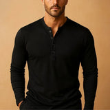 Men's Henley Long Sleeve Shirt