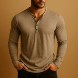 Men's Henley Long Sleeve Shirt