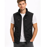 Men's Zip Up Stand Collar Gilet