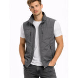 Men's Zip Up Stand Collar Gilet