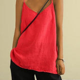 Spaghetti Strap V-Neck Cami Top