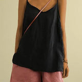 Spaghetti Strap V-Neck Cami Top