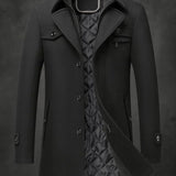 Double-Layer Collar Winter Coat