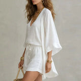 Chic Linen Three Piece Set
