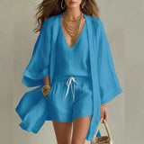 Chic Linen Three Piece Set